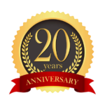 20 year anniversary logo