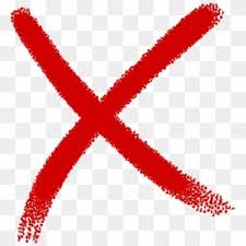 Red "X"