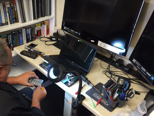 forensic data collection lab