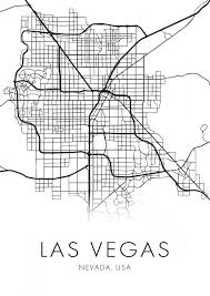 Map of the greater Las Vegas area